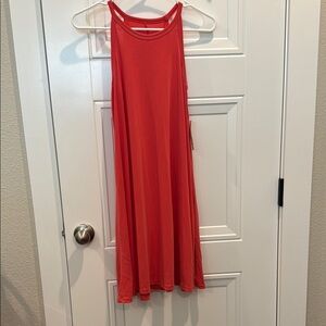 Francesca's Collections Coral Sleeveless Dress